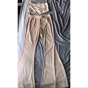 Fashion Nove 2 piece, flare leg set.